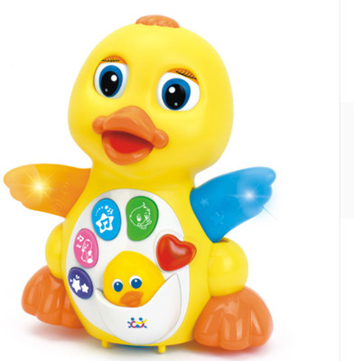 

Webby Flapping Duck with Lights Action and Adjustable Sound(Multicolor)