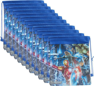 

Pranshi Printed Party Bag(Blue, Pack of 12)