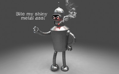 

TV Show Futurama Bender Silver Cartoon Robot HD Wall Poster Paper Print(12 inch X 18 inch, Rolled)