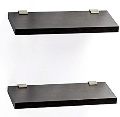 

Captiver Display set of 2 12X40 CM wenge wooden Décor stand mounted cupboard dining living room Showcase cabinet Organizer multipurpose holder utility rack Shower Stellar Decorative MDF Wall Shelf(Number of Shelves - 2, Black)