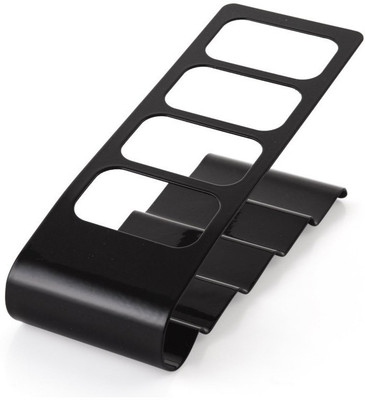 

vepson Universal 4 Slot Metal Remote Control Organizer/Rack Holder Stainless Steel Wall Shelf(Number of Shelves - 4, Multicolor)