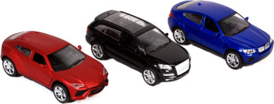 

Tipi Tipi Tap Metal Car With Door Open Pull Back Car Making Engine Rev Starting Sound set of 3 pcs 5 Inch(Multicolor)