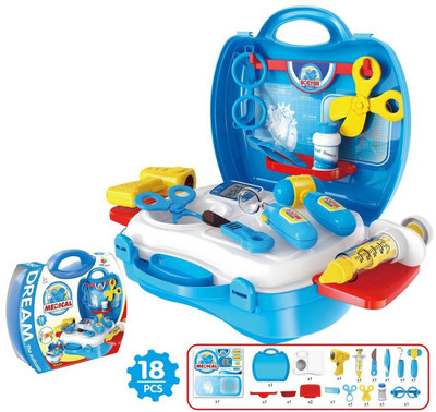 

Techhark Medical kit play set for kids - 18 pcs