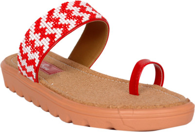 

Bora Bora Women Red Flats