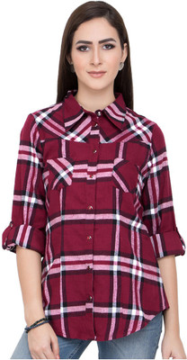 Go India Store Women Printed Casual Multicolor Shirt available at flipkart for Rs.299