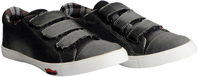 

FAUSTO Trendy Slip On Sneakers For Men(Black