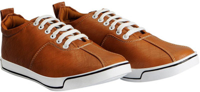 

FAUSTO Trendy Slip On Sneakers For Men(Tan