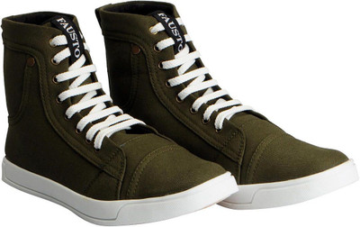 

FAUSTO Trendy Slip On Sneakers For Men(Olive, Olive green