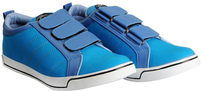 

FAUSTO Trendy Slip On Sneakers For Men(Blue, Sky blue