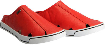 

FAUSTO Trendy Slip On Sneakers For Men(Red