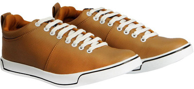 

FAUSTO Trendy Slip On Sneakers For Men(Beige
