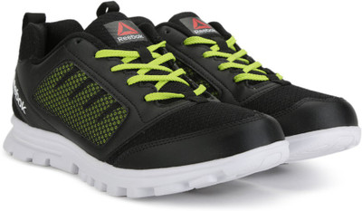

REEBOK RUN STORMER Running Shoes For Men(Black, Green, Black/semi solar yllw/wht