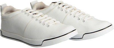 

FAUSTO Trendy Slip On Sneakers For Men(White