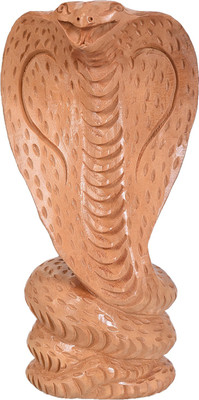 

Craft Trade Handmade Brown Wooden Snake for Home Decorative Showpiece - 15 cm(Wooden, Brown)
