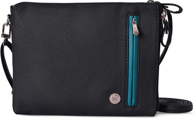 

Baggit Women Casual Black PU Sling Bag