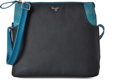 

Baggit Women Casual Black PU Sling Bag