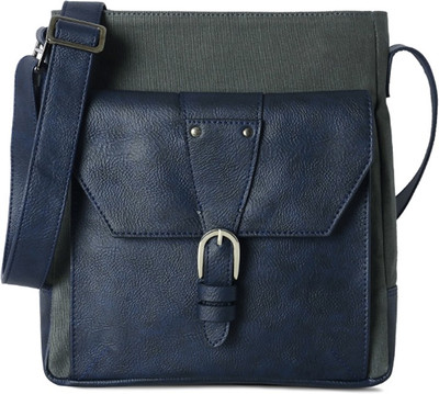 Baggit Men Casual Grey Cotton Sling Bag