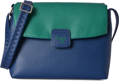 

Baggit Women Casual Green PU Sling Bag