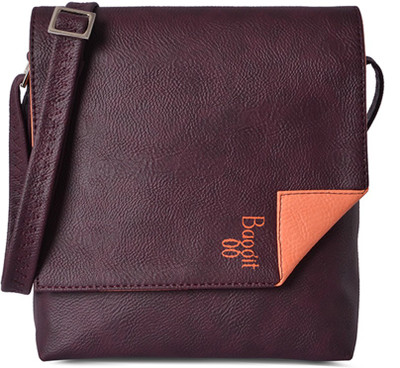 

Baggit Women Casual Red PU Sling Bag