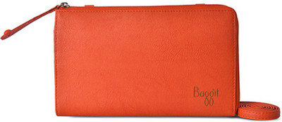 

Baggit Women Casual Orange PU Sling Bag