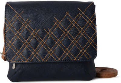 

Baggit Women Casual Blue PU Sling Bag