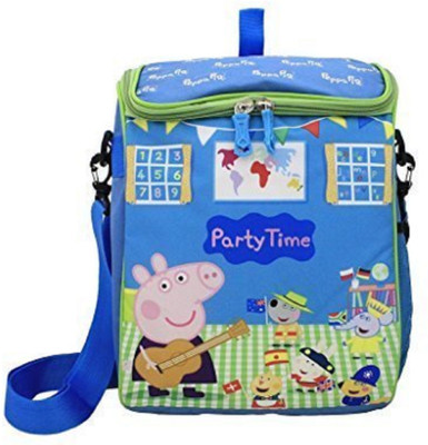 

Must Visit Boys & Girls Casual Blue Nylon Sling Bag