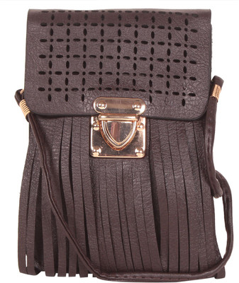 

ZORNNA Women Casual Black PU Sling Bag
