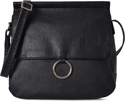 

Baggit Women Casual Black PU Sling Bag