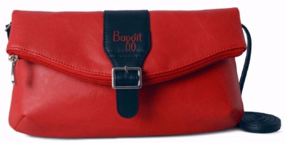 

Baggit Women Casual Red Leatherette Sling Bag