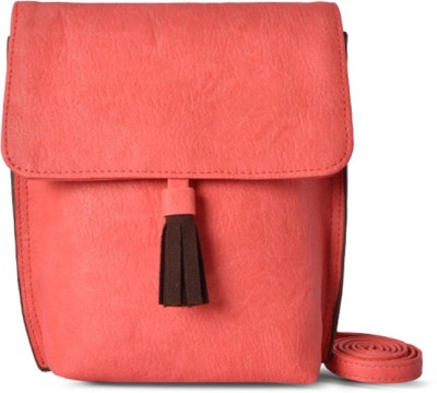 

Baggit Women Casual Pink PU Sling Bag