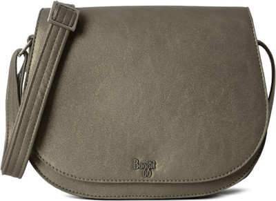 

Baggit Women Casual Grey PU Sling Bag