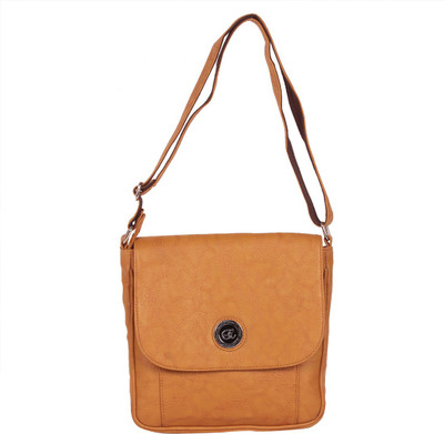 

ZORNNA Women Casual Yellow PU Sling Bag