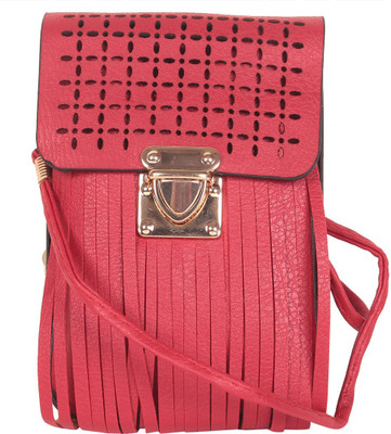 

ZORNNA Women Casual Pink PU Sling Bag