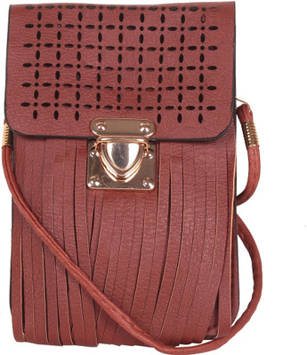 

ZORNNA Women Casual Brown PU Sling Bag