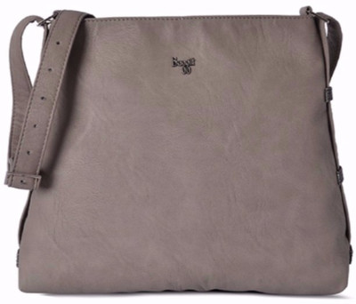 

Baggit Women Casual Grey PU Sling Bag
