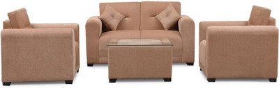 

SK Furniture And Decorators SKC2-1-10052D Fabric 2 + 1 + 1 Beige Sofa Set