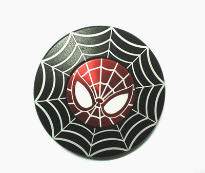 Tiny's World Black Spiderman Metal High qulity fidget spinner(Black)