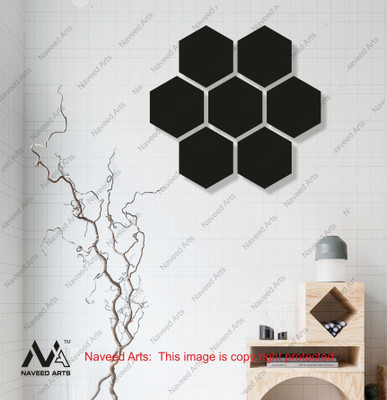 

naveed arts  Acrylic Sticker Sticker(Pack of 7, Black