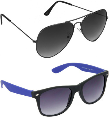 

Redleaf Aviator, Wayfarer Sunglasses(Grey