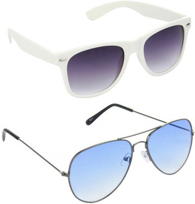 

Redleaf Wayfarer, Aviator Sunglasses(Grey