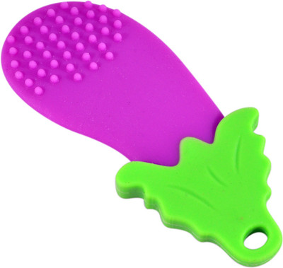 

Instabuyz Soft Baby Brinjal Shape teether(Purple)