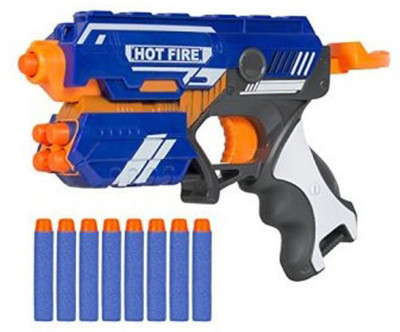 

Manpasand Toys kids Hot Fire Soft Bullet Toy Gun98098(Multicolor)
