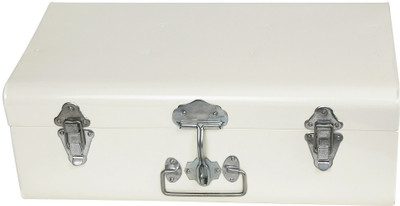 

Elan Metal Trunk(Finish and Fabric Color - Off White)