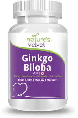 

Natures Velvet Lifecare NVL Ginkgo Biloba Extract 80mg, 60 Capsules(60 No)