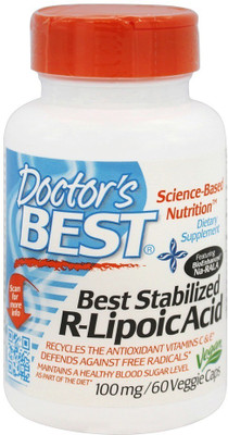 

Doctor's Best R-Lipoic Acid NA-RALA 100mg 60caps(60 No)