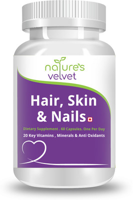 

Natures Velvet Lifecare NVL Hair, Skin and Nails, 60 Capsules(60 No)