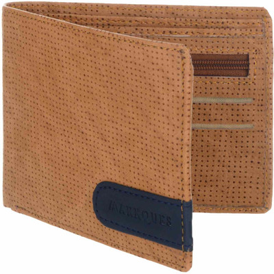 

MARKQUES Men Tan Artificial Leather Wallet(6 Card Slots), Tan-04
