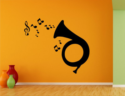 Smart Wall Guru Music & Musical Instruments Wallpaper(65 cm X 59 cm)