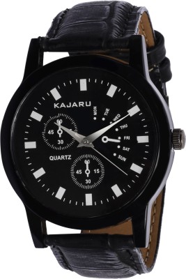 KAJARU Black Dial KJR-9 Watch  - For Men   Watches  (KAJARU)