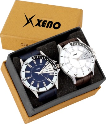 Xeno Exclusive Combo Date Day Working Original DD25 Unique Fashionable Swiss Design Boys & Gents Watch  - For Men   Watches  (Xeno)